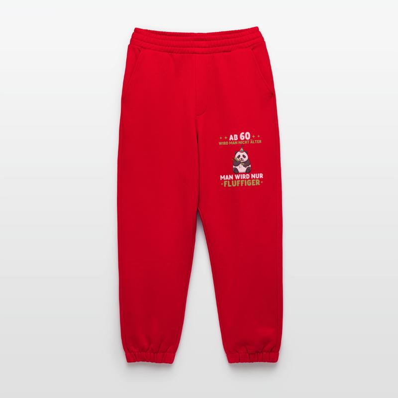 60. Geburtstag Panda - Man wird fluffiger Heavyweight Jogginghose - made by SPREAD 