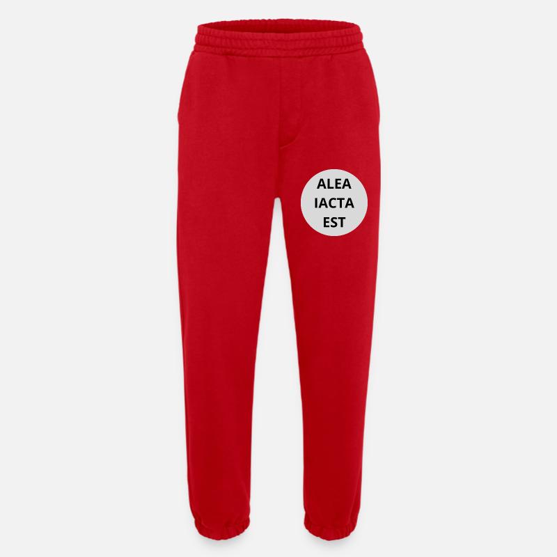 Alea Iacta est - Heavyweight Jogginghose - made by SPREAD  - Rot