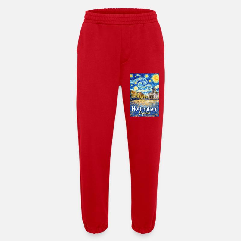 Nottingham, England - Heavyweight Jogginghose - made by SPREAD  - Rot