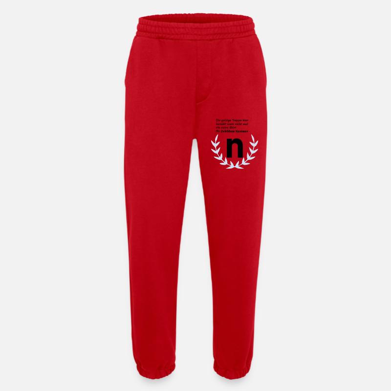 Jubilaeum N - Heavyweight Jogginghose - made by SPREAD  - Rot