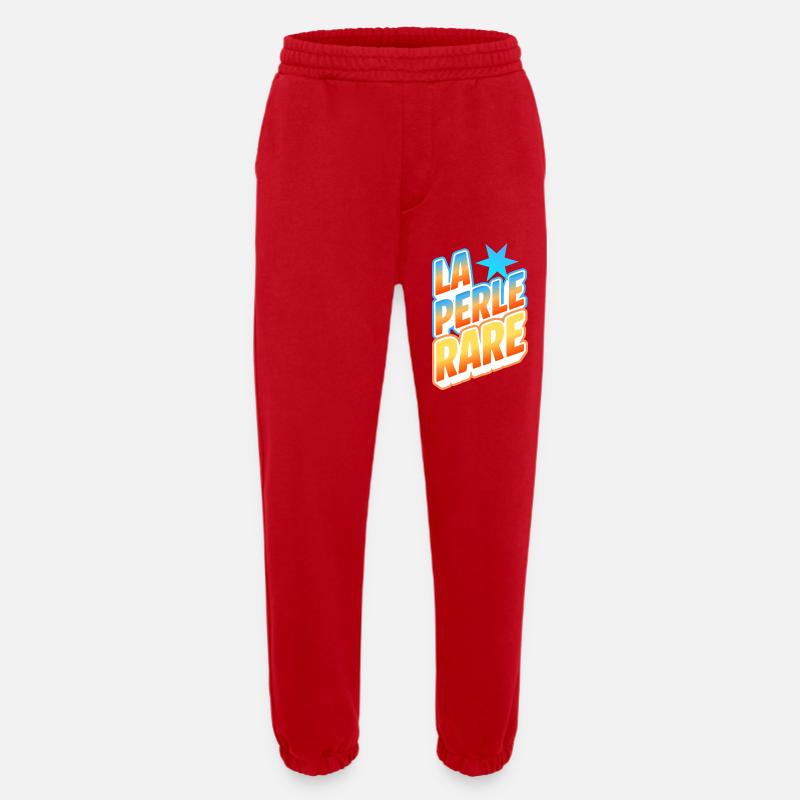 Die seltene Perle, positives Zitat - Heavyweight Jogginghose - made by SPREAD  - Rot