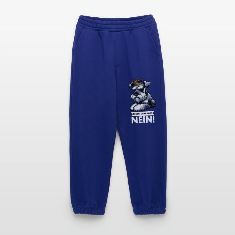 Avant que vous ne demandiez Pas de Schnauzer Géant Pantalon de jogging bio épais fabriqué en UE