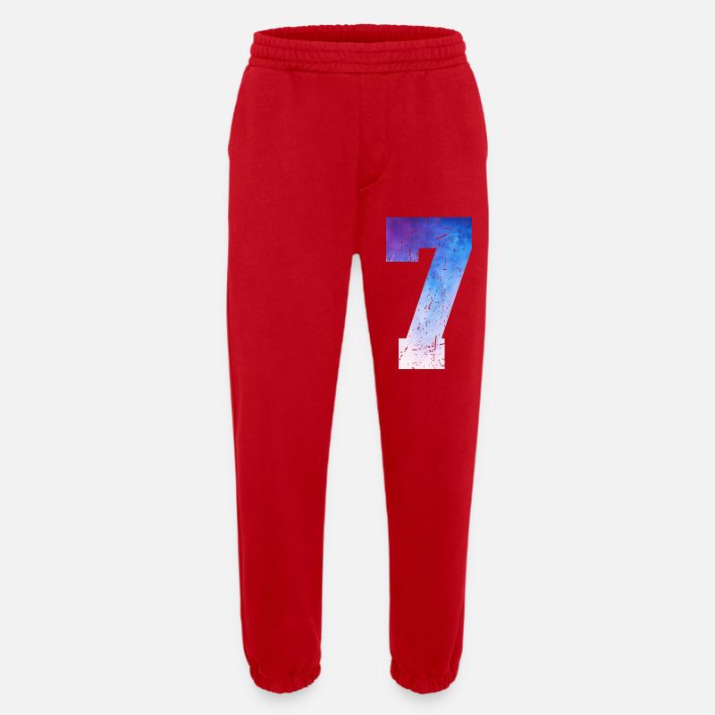 Issue 7 – 7th Anniversary Gift - Heavyweight Jogging Pants - made by SPREAD  - red