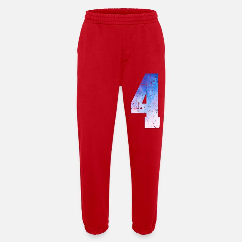Ausgabe 4 – 4-jähriges Jubiläumsgeschenk - Heavyweight Jogginghose - made by SPREAD - Rot
