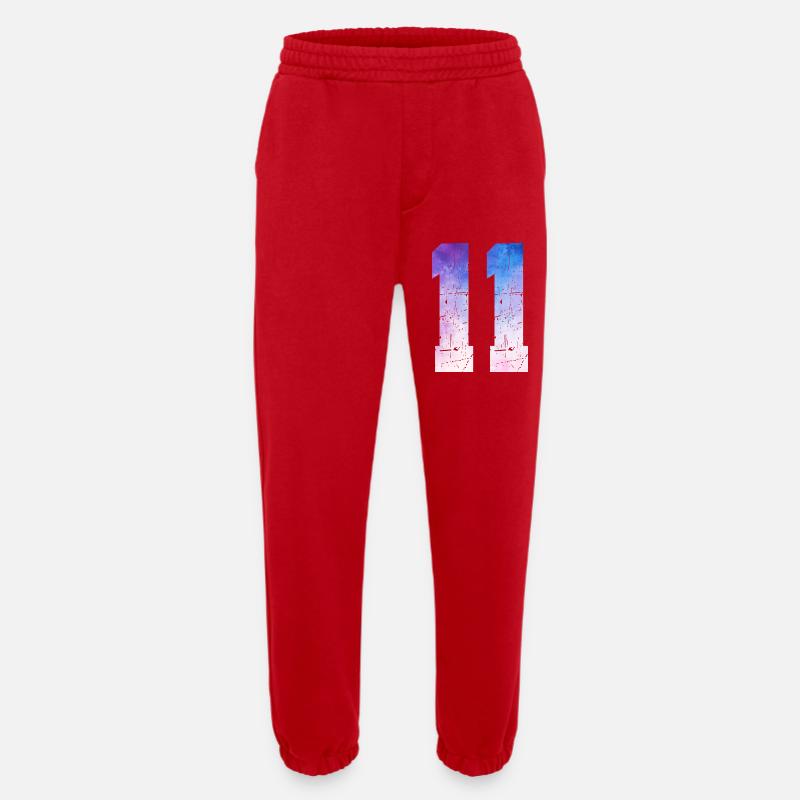 Issue 11 – 11th Anniversary Gift - Heavyweight Jogging Pants - made by SPREAD  - red
