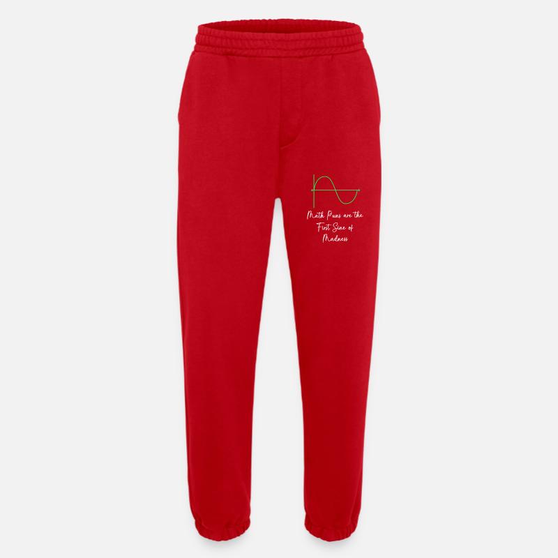 Mathematician Math Mathematical Mathematics - Heavyweight Jogging Pants - made by SPREAD  - red