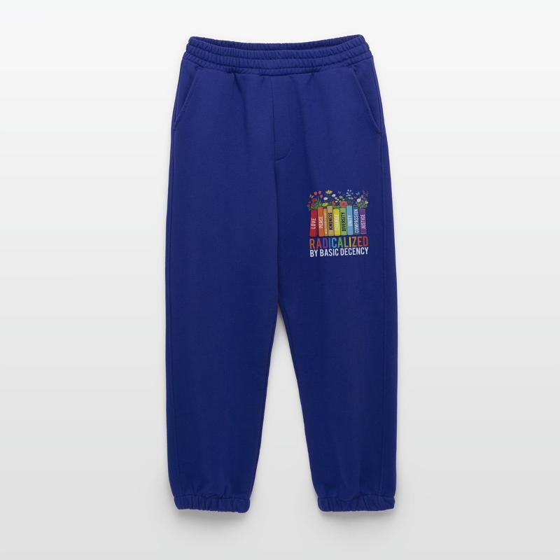Radicalized Basic Decency Kindness Equality  Heavyweight Jogging Pants - made by SPREAD 