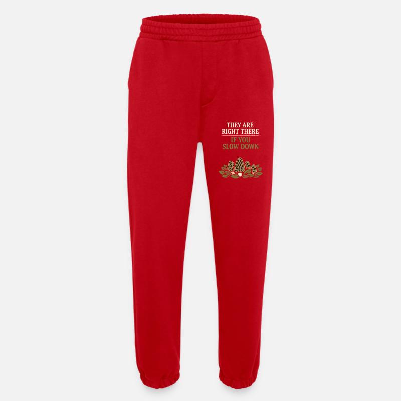Morchelpilz-jäger Wilde Morchelpilze Auf - Heavyweight Jogginghose - made by SPREAD  - Rot