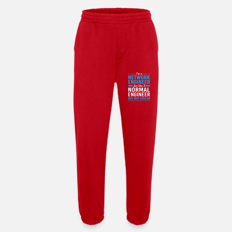 Netzwerk Informatiker Programmierer Admin - Heavyweight Jogginghose - made by SPREAD  - Rot