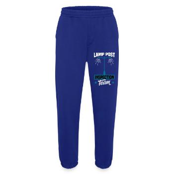 Street Light Inspection Utility Worker Art - Heavyweight Jogging Pants - made by SPREAD  - Iconic Blue - Front