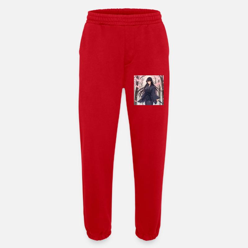 Sakura Schatten Samurai - Heavyweight Jogginghose - made by SPREAD  - Rot