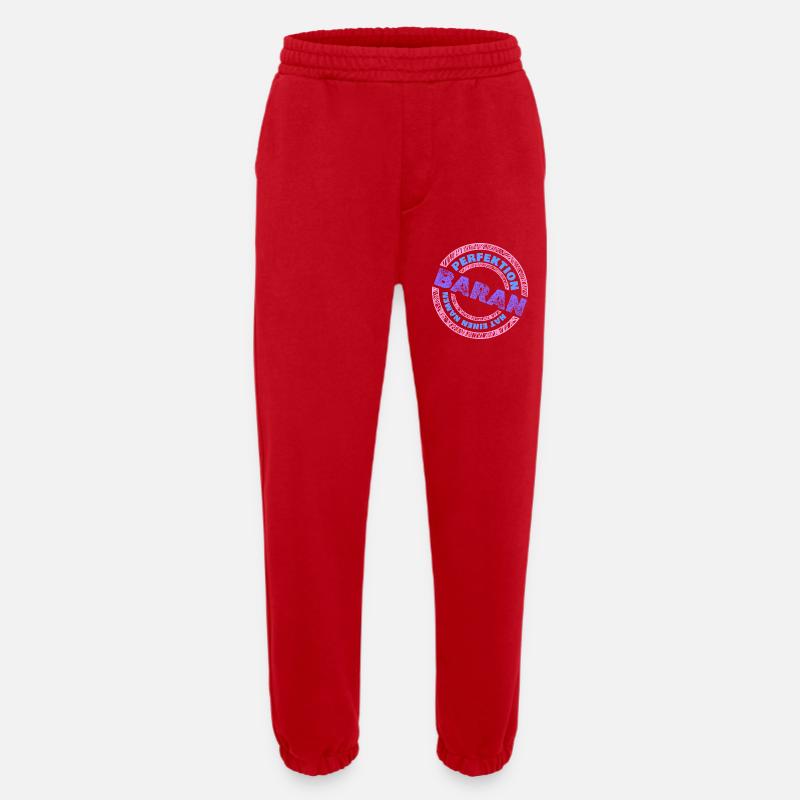 Perfekt Baran - Heavyweight Jogginghose - made by SPREAD  - Rot