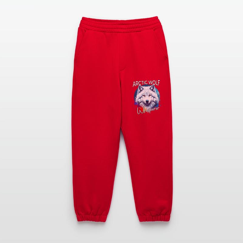 Arctic Wolf Whisperer Heavyweight Jogging Pants - made by SPREAD 