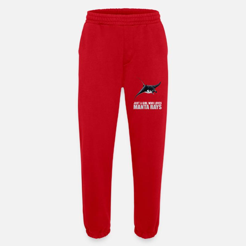 Rays Manta Rays - Heavyweight Jogging Pants - made by SPREAD - red