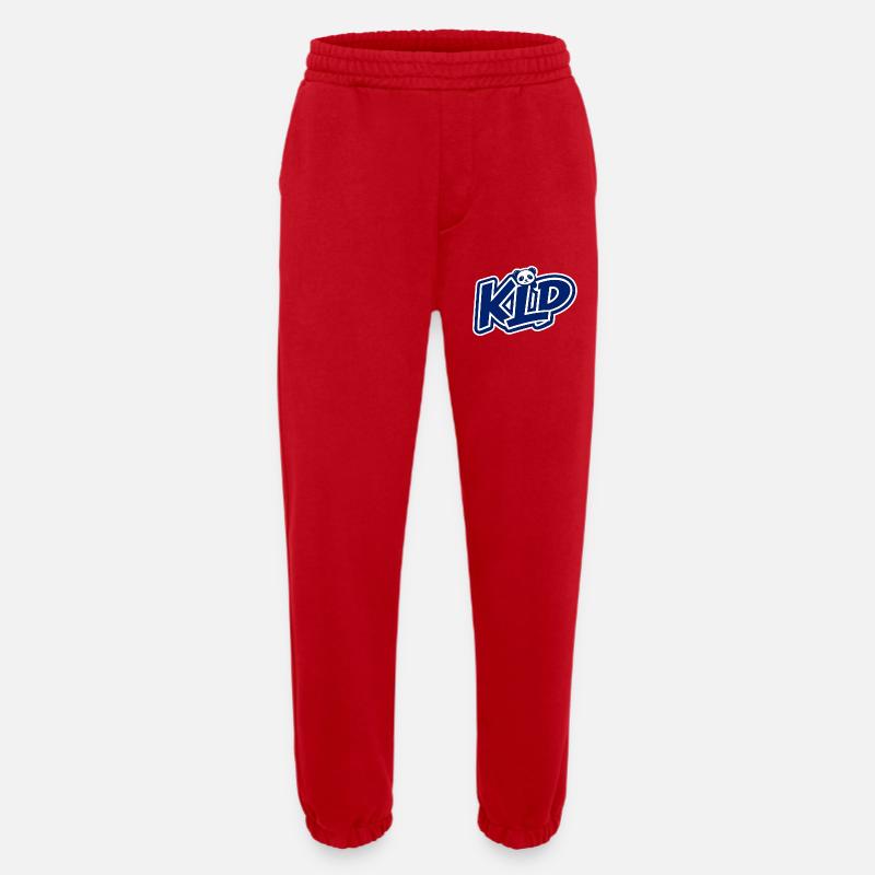 blau - Heavyweight Jogginghose - made by SPREAD  - Rot