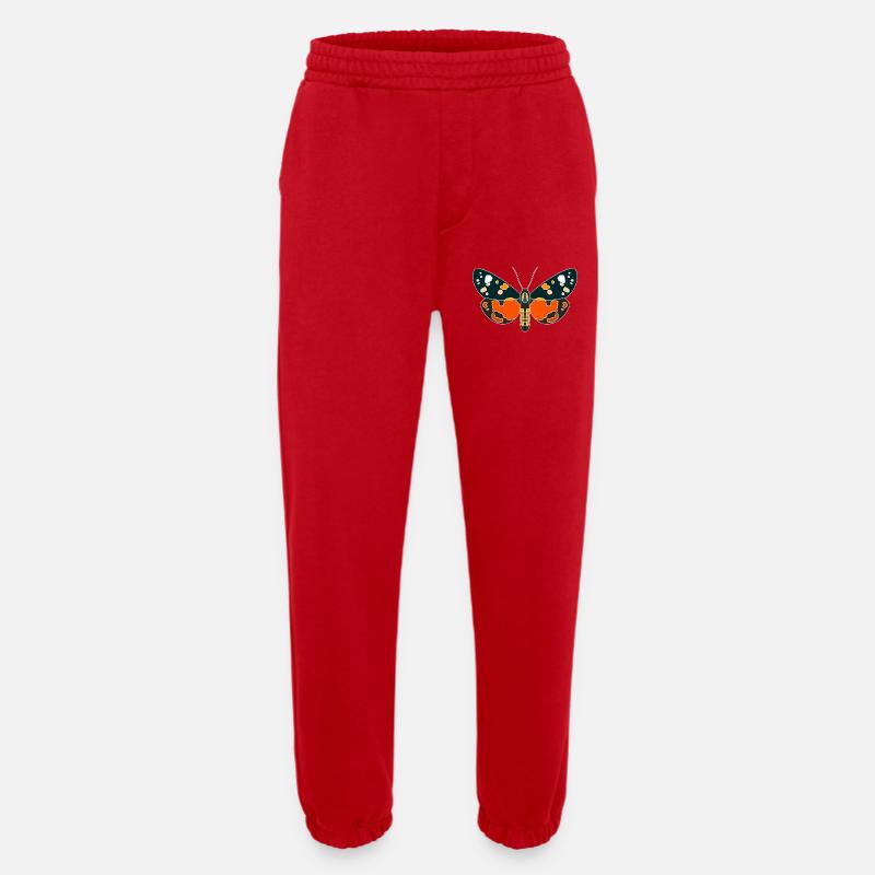 Schönbär - Heavyweight Jogging Pants - made by SPREAD  - red