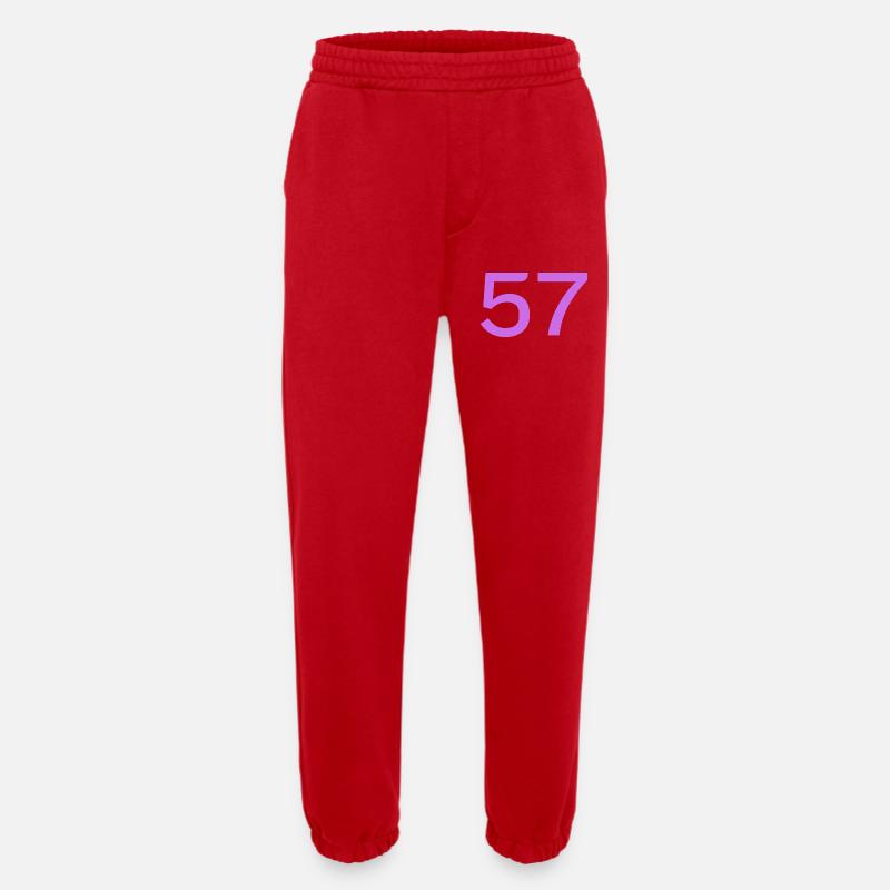 57 - Heavyweight Jogginghose - made by SPREAD  - Rot