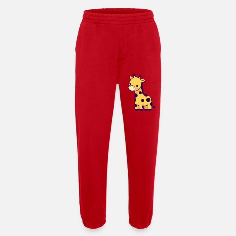 Giraffe - Heavyweight Jogginghose - made by SPREAD  - Rot