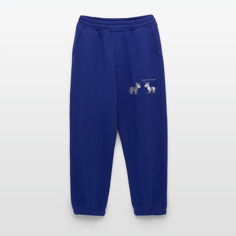 Funny Zebra with QR Code Upgrade Heavyweight Jogging Pants - made by SPREAD 
