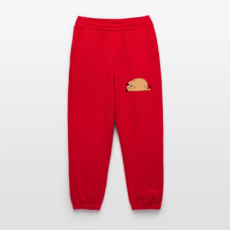 Chien regarde sa queue Pantalon de jogging bio épais fabriqué en UE
