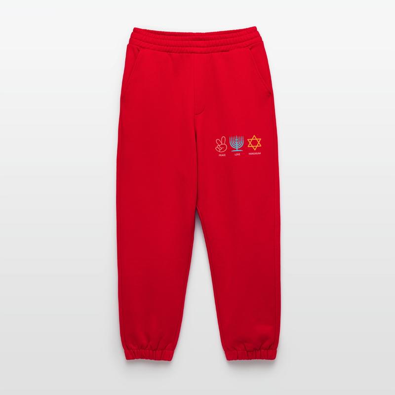 Hanoukka Hanoukka Hanoucca Pantalon de jogging bio épais fabriqué en UE