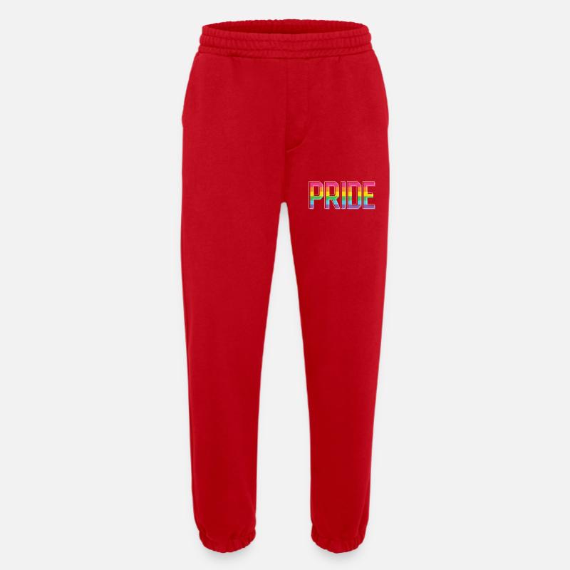 Pride Month LGBT - Pride! - Heavyweight Jogging Pants - made by SPREAD  - red