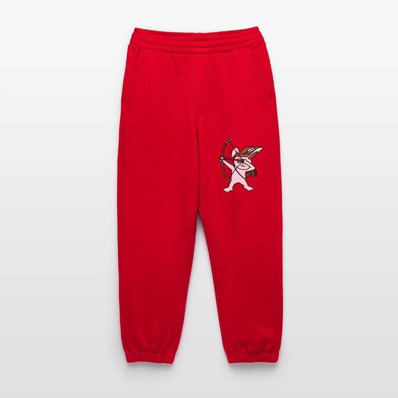 Hase Bogenschütze Mittelater Pfeil Bogen Schießen Heavyweight Jogginghose - made by SPREAD 