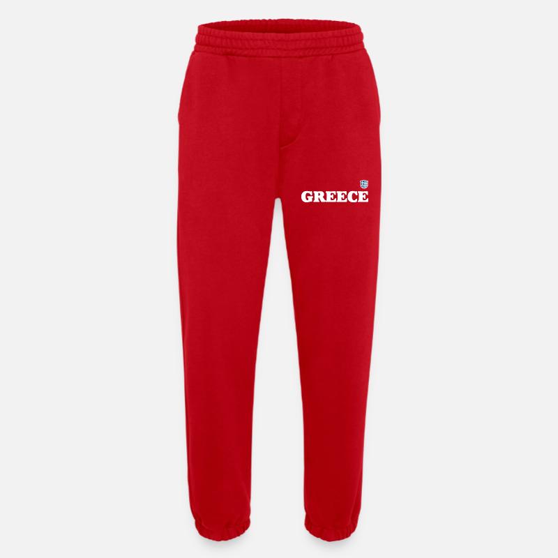 Need design upload - Heavyweight Jogging Pants - made by SPREAD  - red