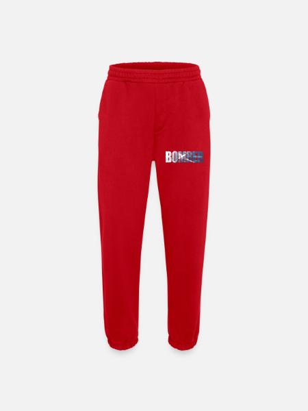 Bomber Tu-160 - Heavyweight Jogging Pants - made by SPREAD  - red
