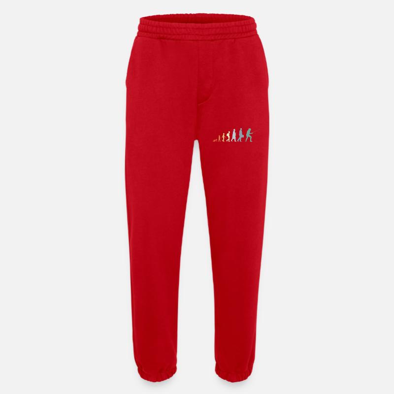 Fencer Evolution - Heavyweight Jogging Pants - made by SPREAD  - red