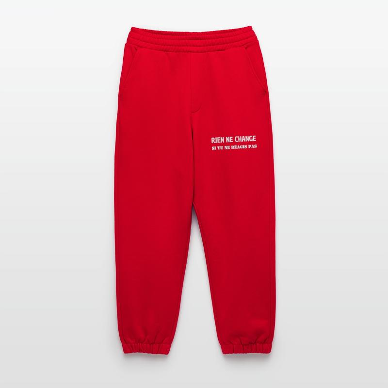 Nothing changes if you don't react Heavyweight Jogging Pants - made by SPREAD 