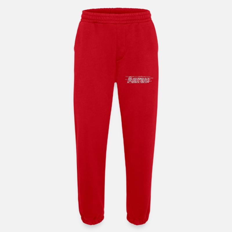 Schweizer Städte Aarau - Heavyweight Jogginghose - made by SPREAD  - Rot