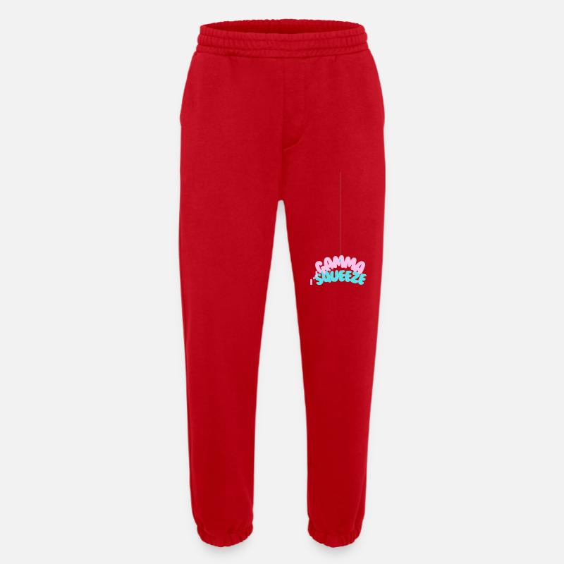 Compression gamma - Pantalon de jogging bio épais fabriqué en UE - rouge