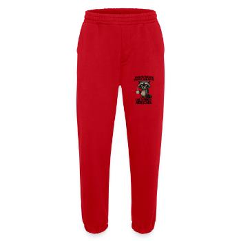 I hate people more coffee office saying - Heavyweight Jogging Pants - made by SPREAD  - red - Front