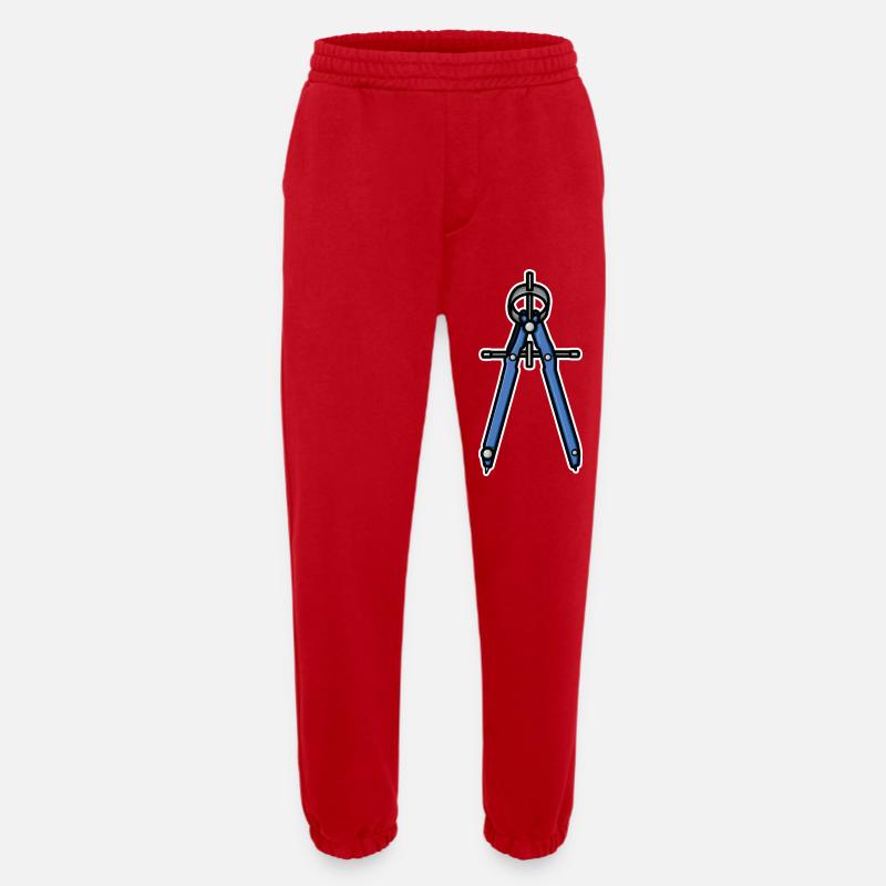 Zirkel Retro Look - Heavyweight Jogginghose - made by SPREAD - Rot