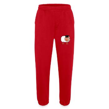 Sheep School Certificate College Graduation Abi Students - Heavyweight Jogging Pants - made by SPREAD  - red - Front