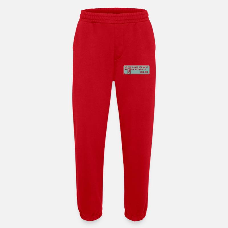 TUTORIAL - Heavyweight Jogging Pants - made by SPREAD  - red