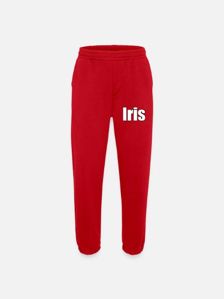 Iris - Heavyweight Jogging Pants - made by SPREAD - red