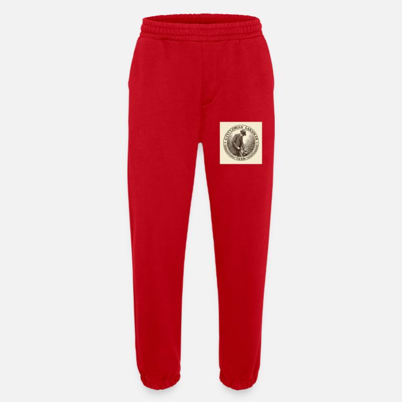 Gentleman Gardener - Heavyweight Jogginghose - made by SPREAD  - Rot