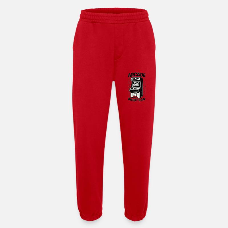 Arcade Klassiker Insert Coin - Heavyweight Jogginghose - made by SPREAD  - Rot
