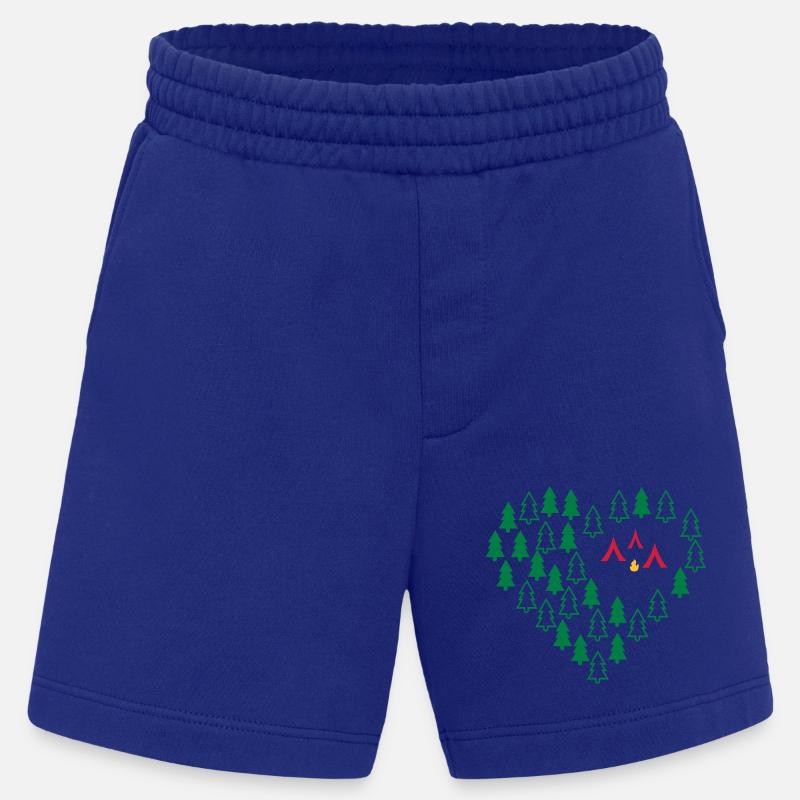 Camping - Short bio épais fabriqué en UE - Iconic Blue