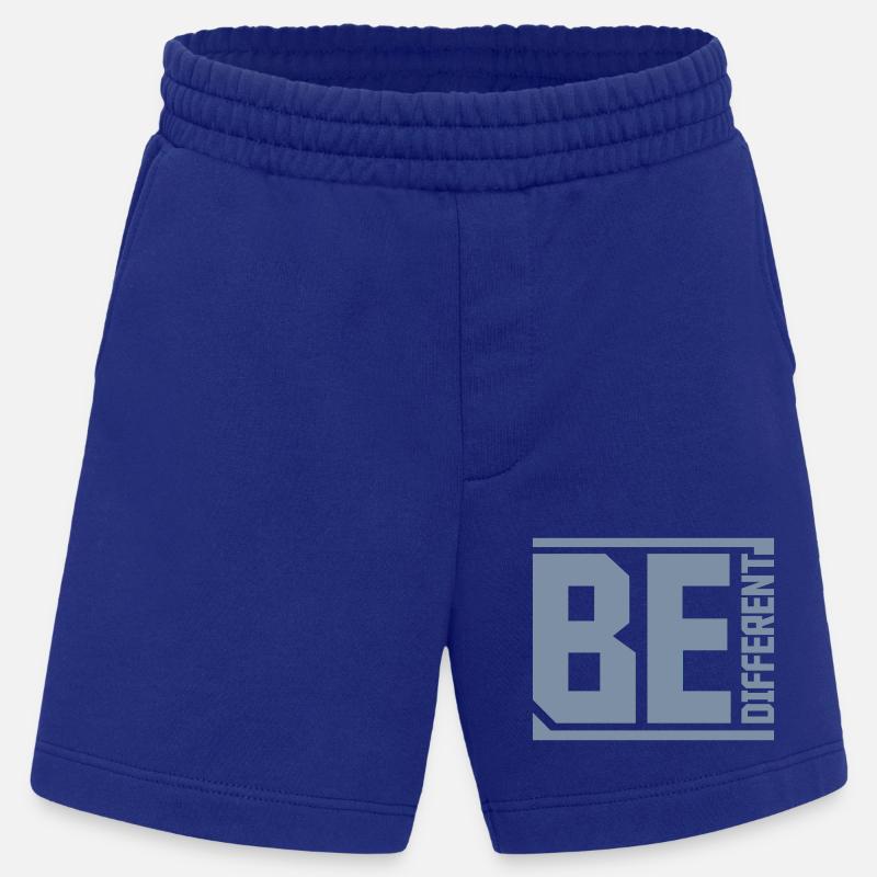 Be different Logo Design - Heavyweight Shorts - made by SPREAD  - Iconic Blue