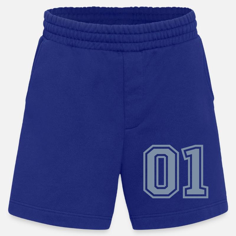 01 eins nummer - Heavyweight Shorts - made by SPREAD  - Iconic Blue