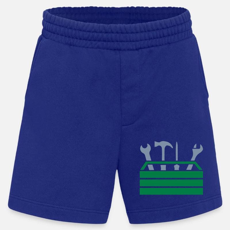 Tool Workshop Tool Box - Heavyweight Shorts - made by SPREAD  - Iconic Blue