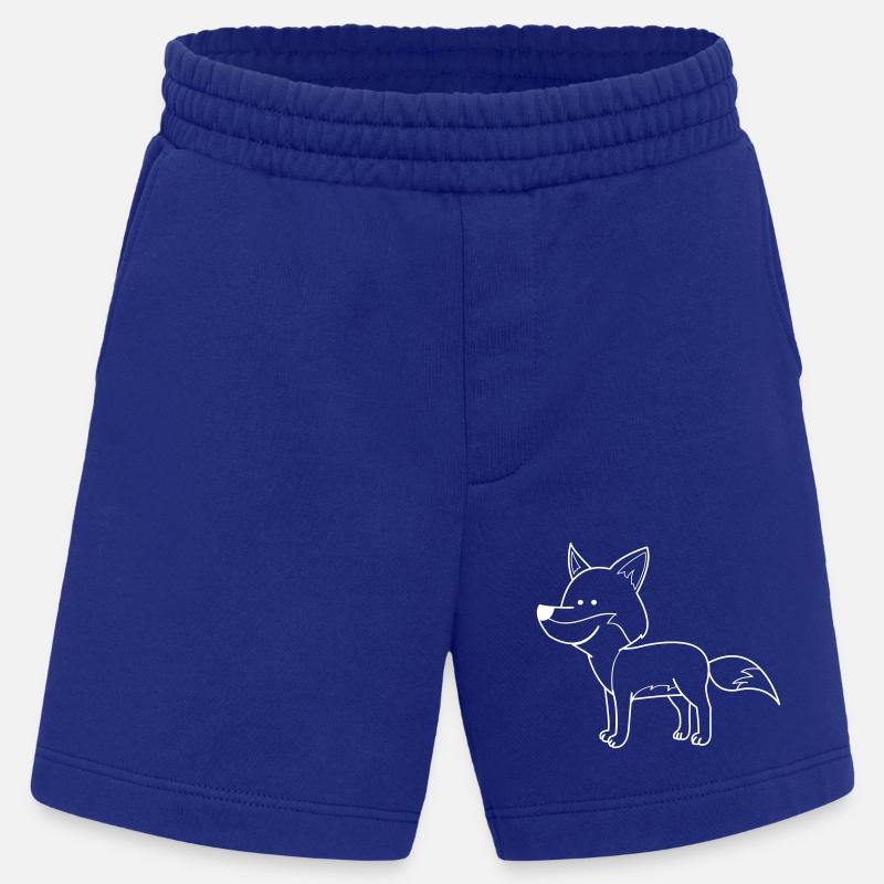 Fox Comic - Heavyweight Shorts - made by SPREAD  - Iconic Blue