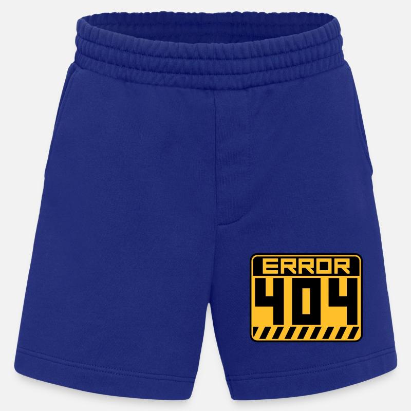 Error 404 Shield Warning - Heavyweight Shorts - made by SPREAD  - Iconic Blue