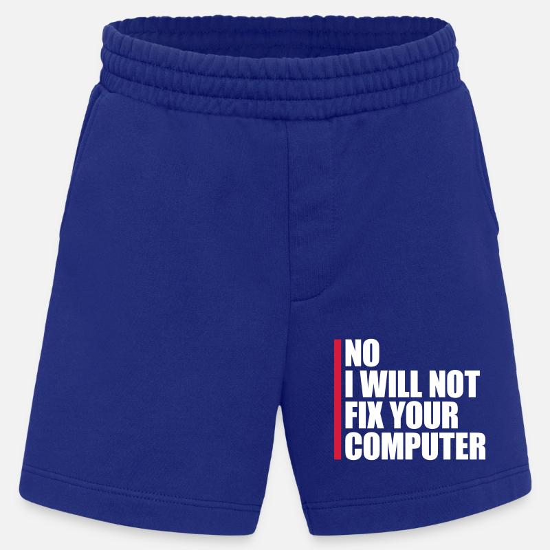 not fix your computer - Heavyweight Shorts - made by SPREAD  - Iconic Blue