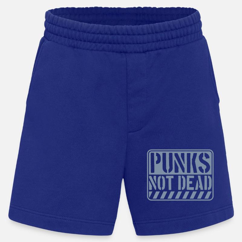 punks not dead Zitat - Heavyweight Shorts - made by SPREAD  - Iconic Blue