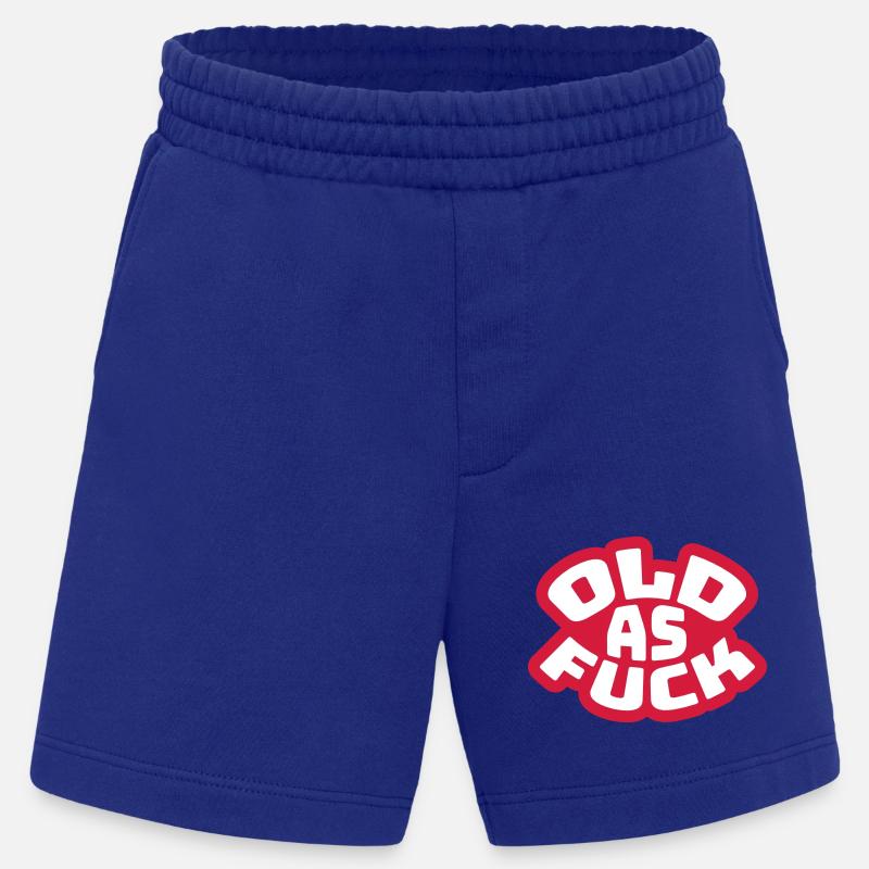 old AF Text Logo - Heavyweight Shorts - made by SPREAD  - Iconic Blue