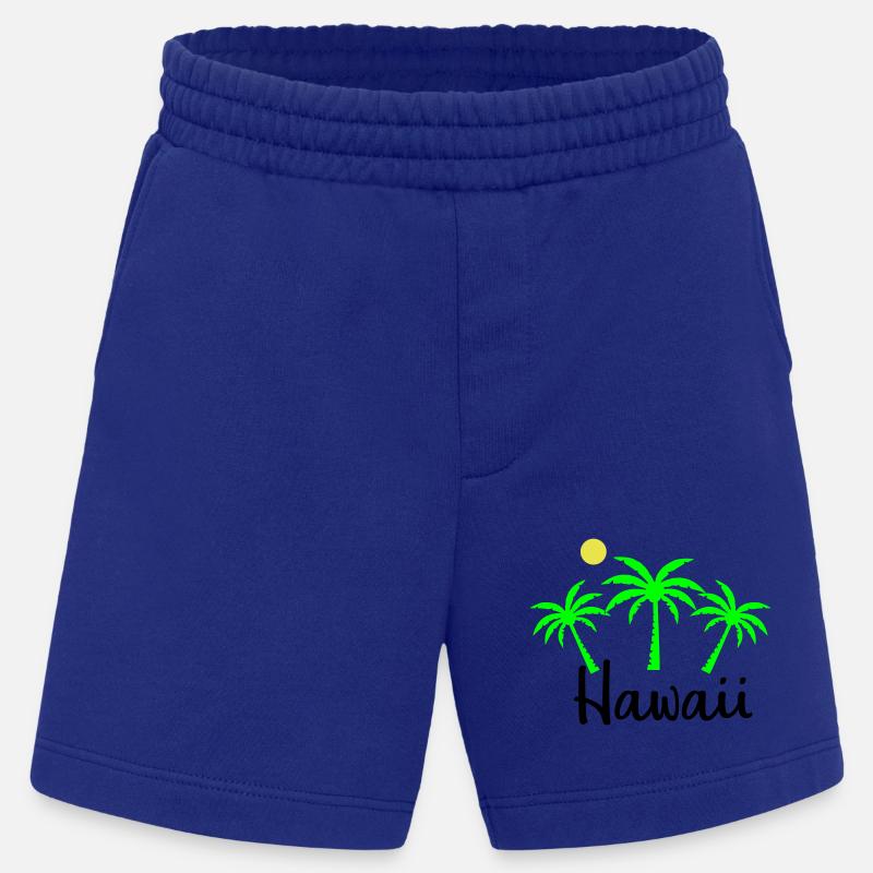 hawaii - Heavyweight Shorts - made by SPREAD  - Iconic Blue